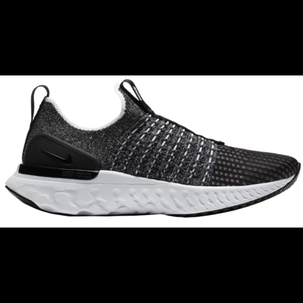 COPY - Nike Womens Black and White Flynit Phantoms Running Shoes 7 1/2 New With… - Picture 5 of 7